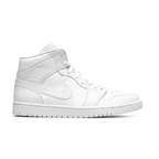 AJ 1 Mid - Triple White