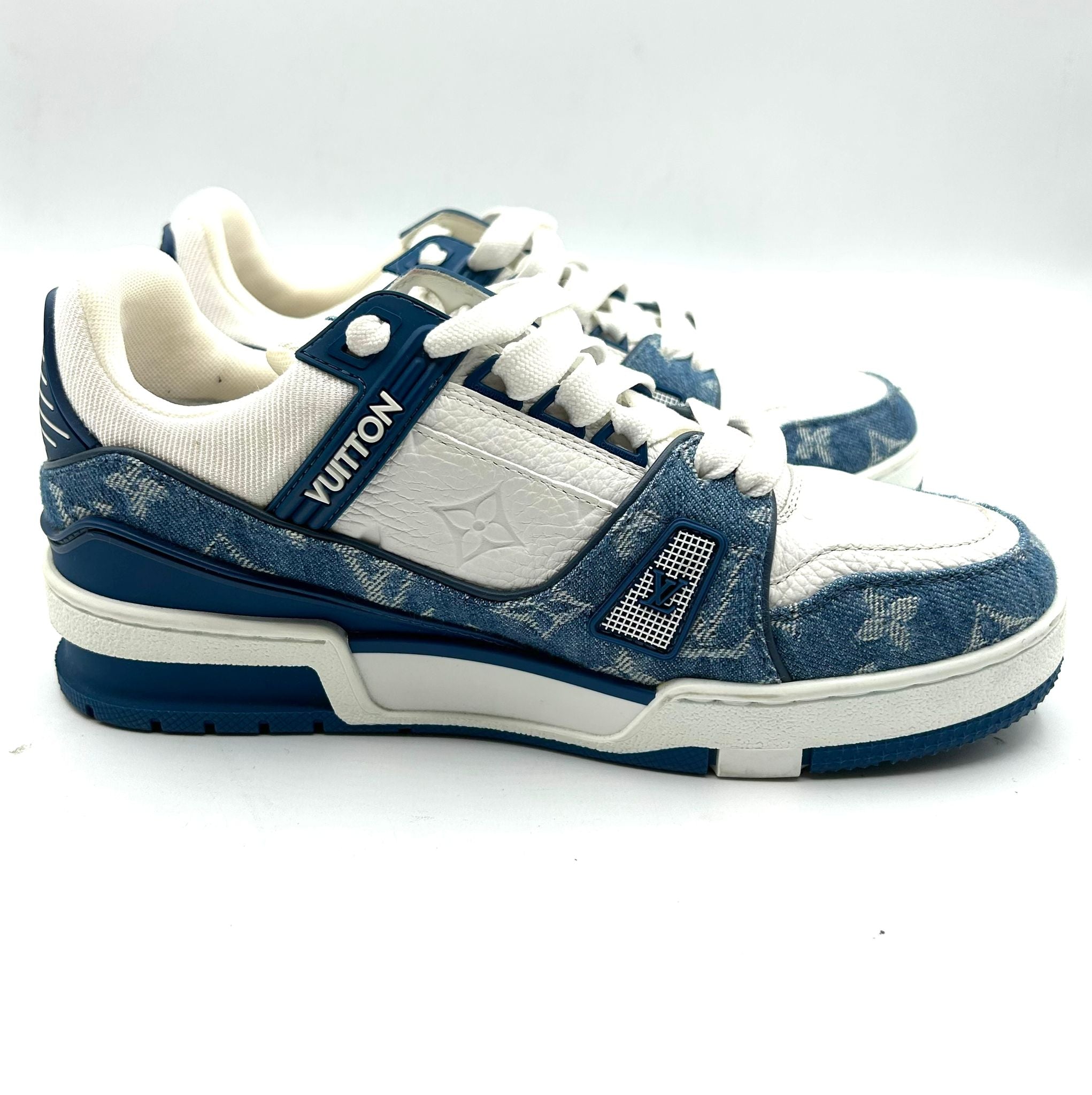 Louis Vuitton "LV Trainer" Blue/White